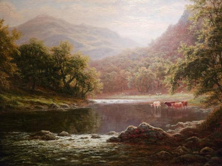 William Mellor Oil on Canvas On The Dee - Image 3
