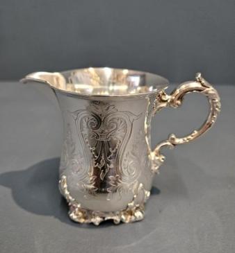Fine Quality Early Victorian Silver Jug by Bernard