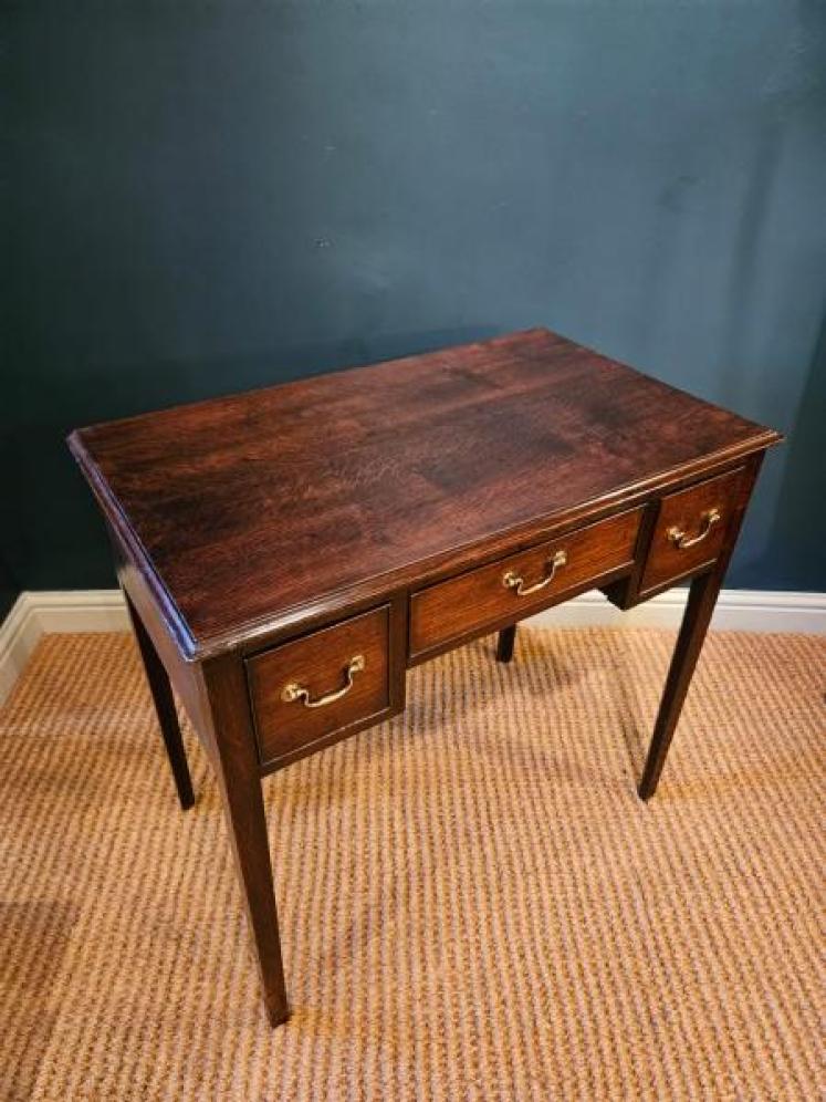 George III Oak Side Table - Image 3
