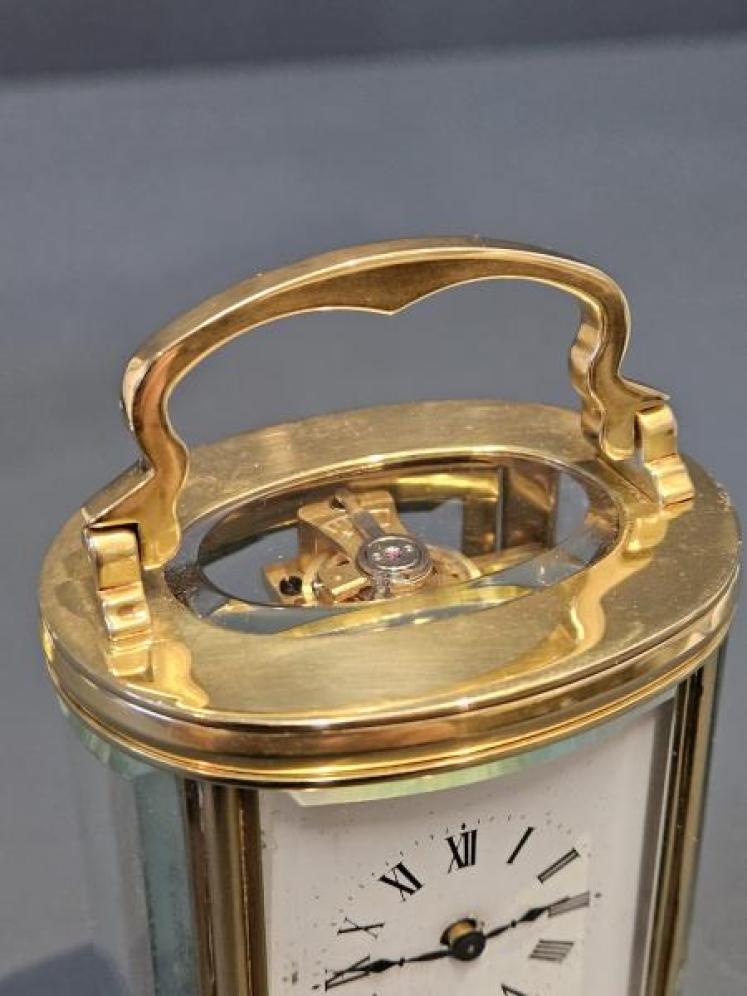 Victorian 8 Day Miniature Carriage Clock - Image 6