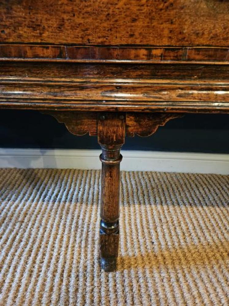 George III Oak Country House Dresser - Image 4