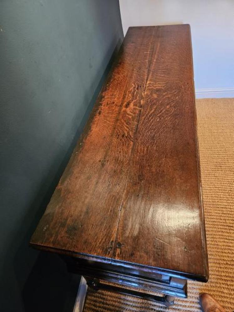 George III Oak Country House Dresser - Image 5