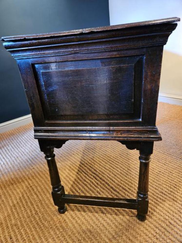 George III Oak Country House Dresser - Image 7