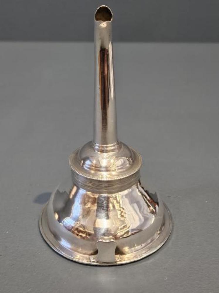 Fine Regency Silver Wine Funnel - Image 2