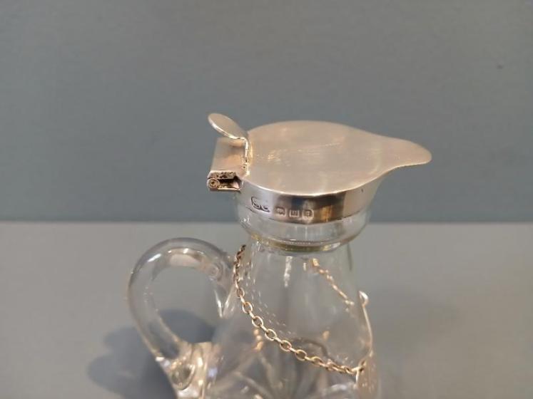 George V Silver Whisky Noggin & Label - Image 5