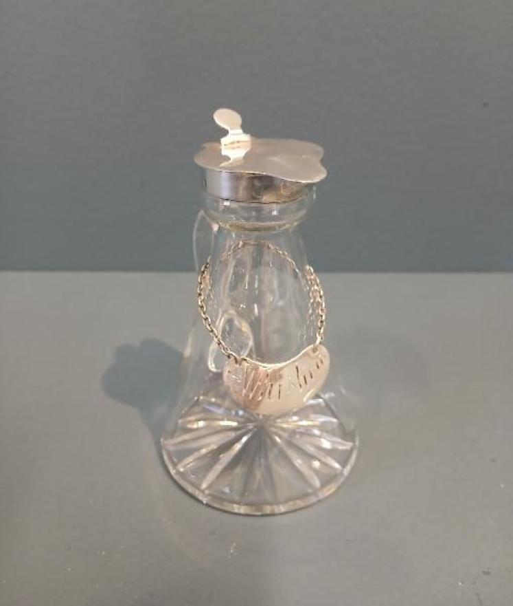 George V Silver Whisky Noggin & Label - Image 6