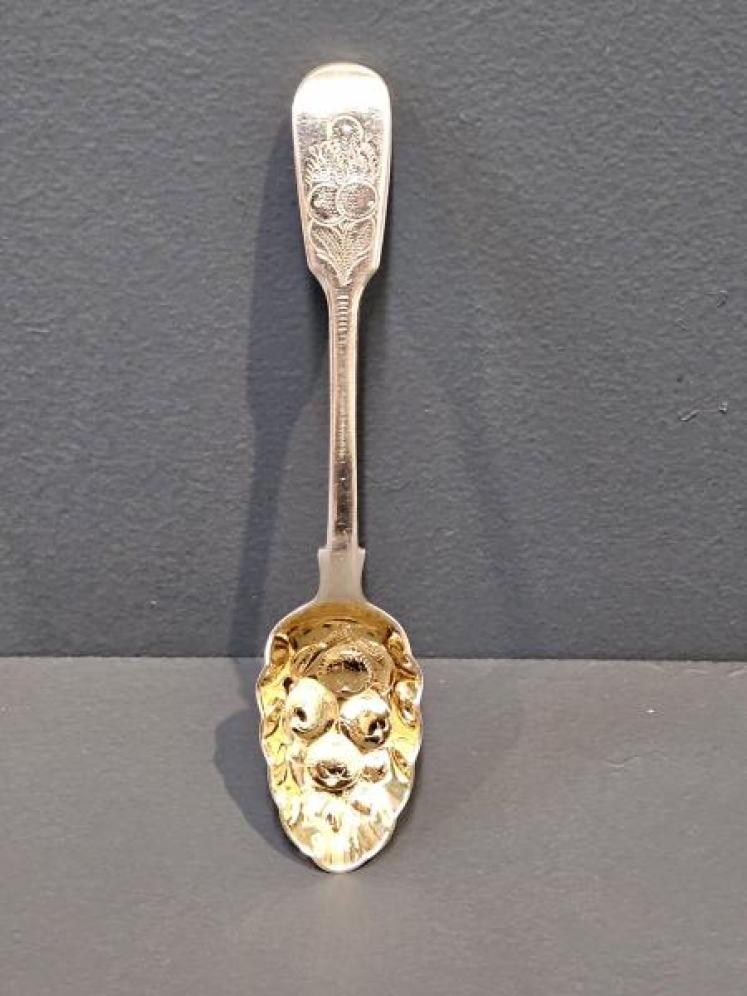 William IV Silver Berry Spoon - Image 1