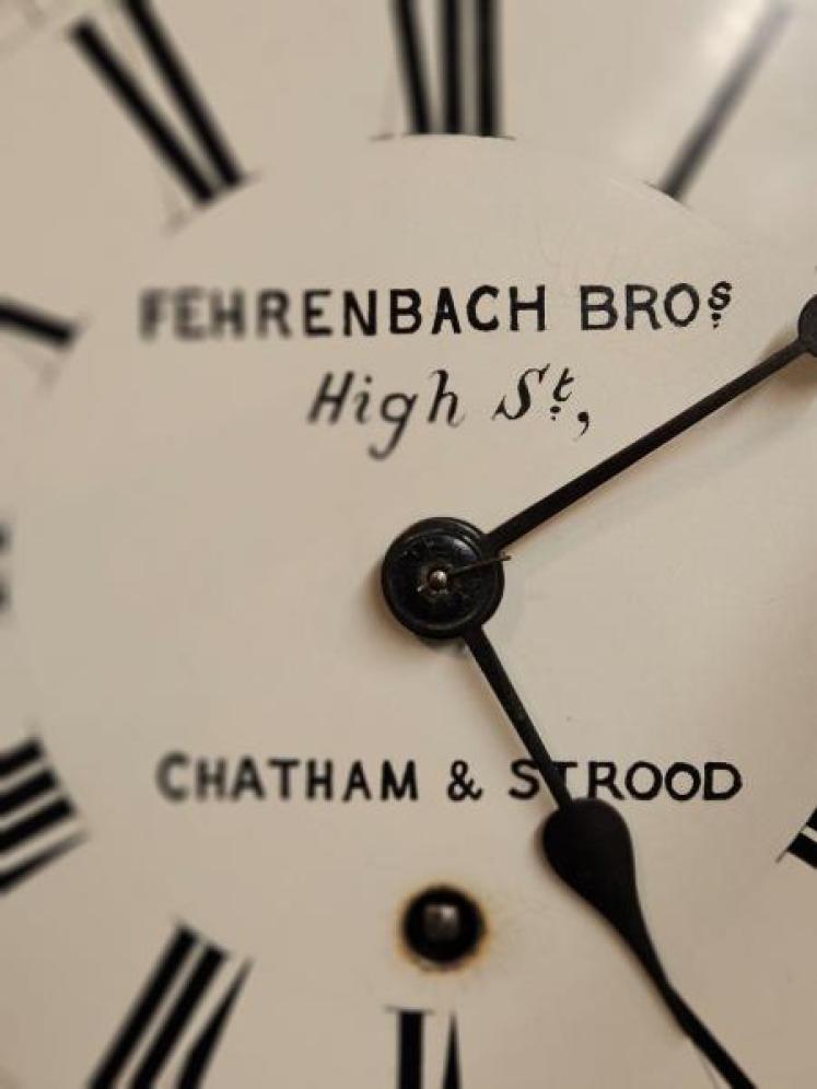 Immaculate Victorian 8" English Mahogany Dial Clock - Image 3