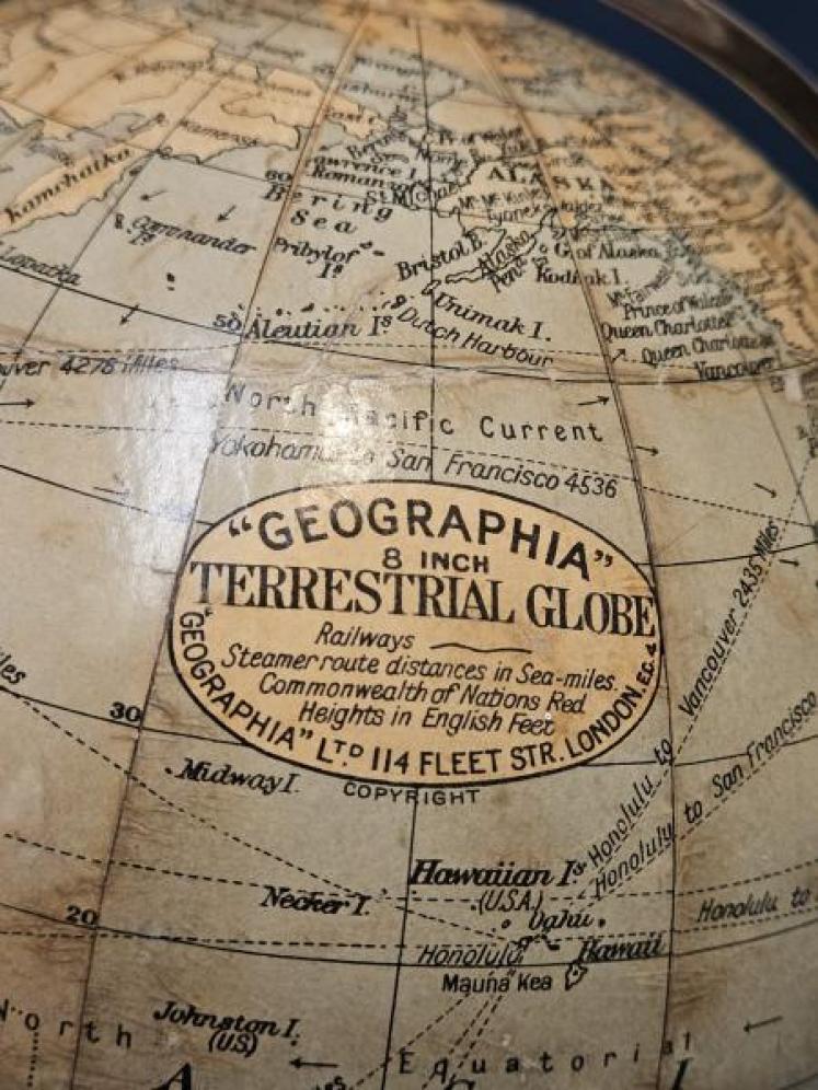 1930's Geographia 8" Globe - Image 2