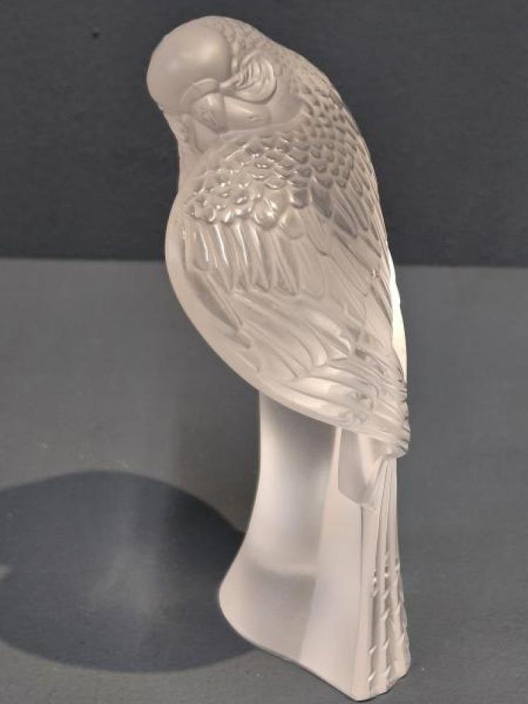 Lalique Opalescent Parakeet - Image 1