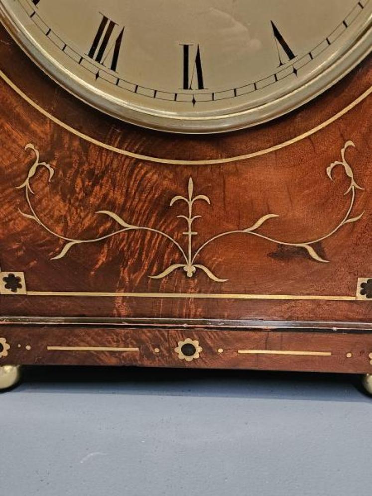 Regency Mahogany Double Fusee Bracket Clock - Image 3