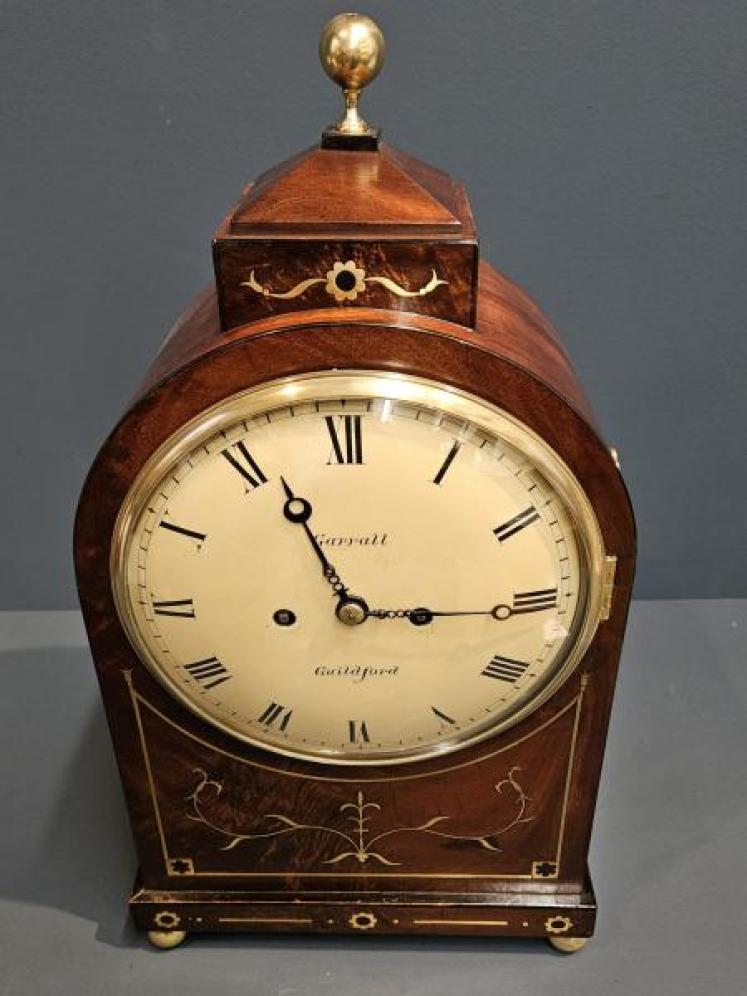 Regency Mahogany Double Fusee Bracket Clock - Image 5