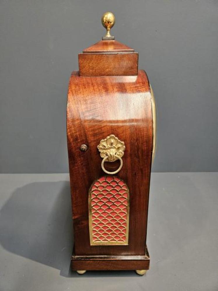Regency Mahogany Double Fusee Bracket Clock - Image 7