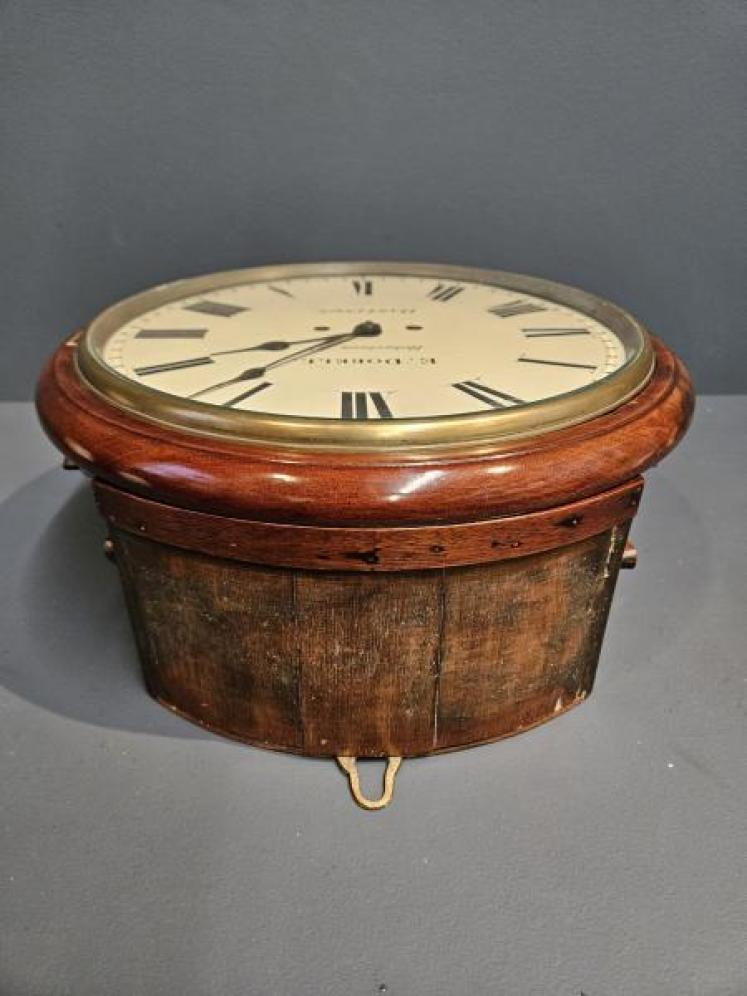 Early Victorian Double Fusee 12" Dial Clock - Image 5