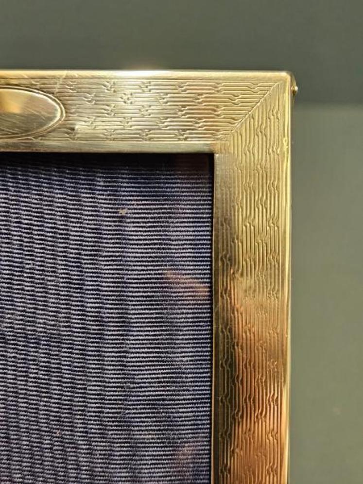 Small George V Engine Turned Silver Frame - Image 3
