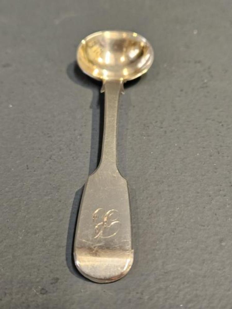 Early Victorian Condiment Spoon - Image 2