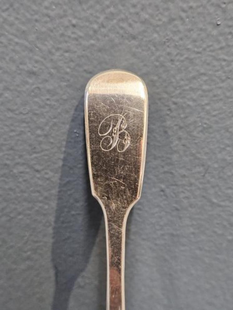Early Victorian Condiment Spoon - Image 3