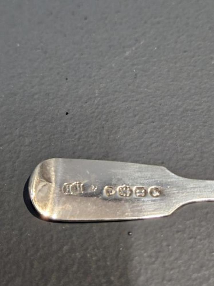 Early Victorian Condiment Spoon - Image 6