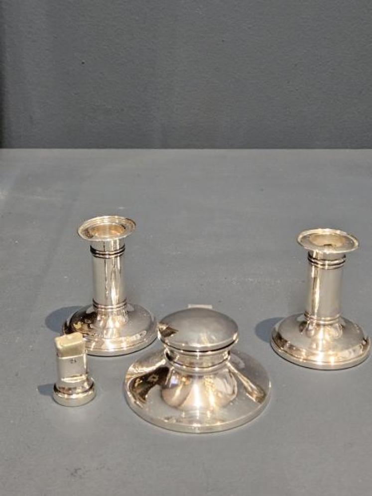 Coromandel Stationary Box and Silver Contents - Image 5