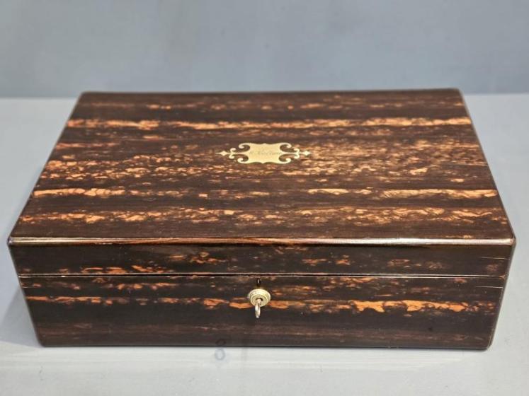 Victorian Coromandel Writing Slope  - Image 2