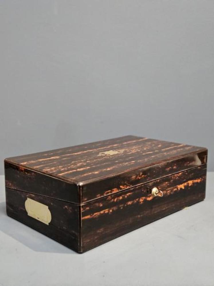 Victorian Coromandel Writing Slope  - Image 3
