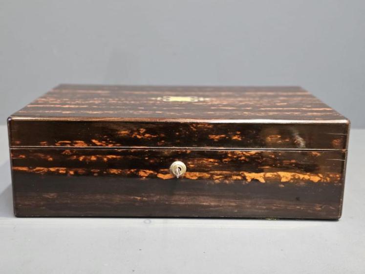 Victorian Coromandel Writing Slope  - Image 4