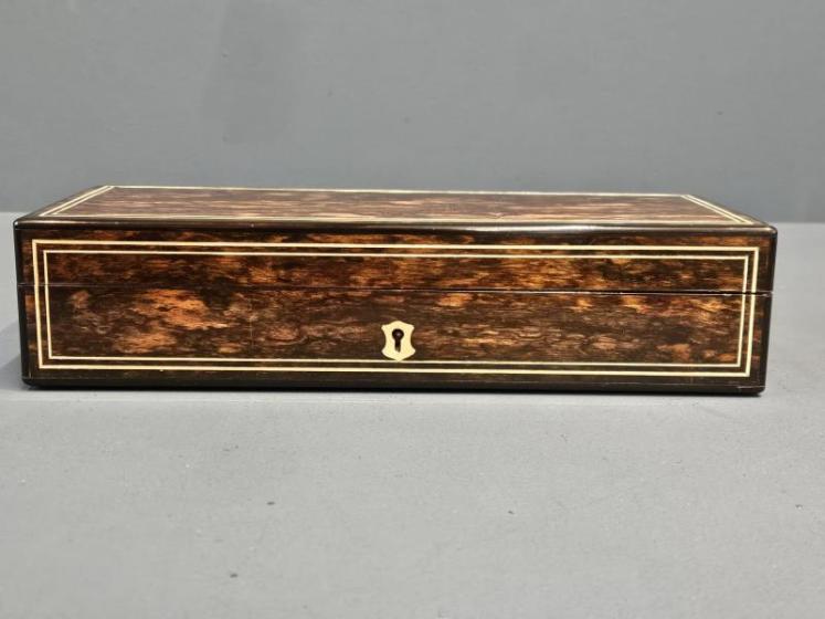Victorian Coromandel Glove Box - Image 3