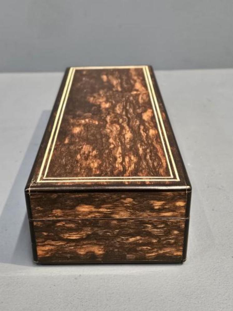 Victorian Coromandel Glove Box - Image 4