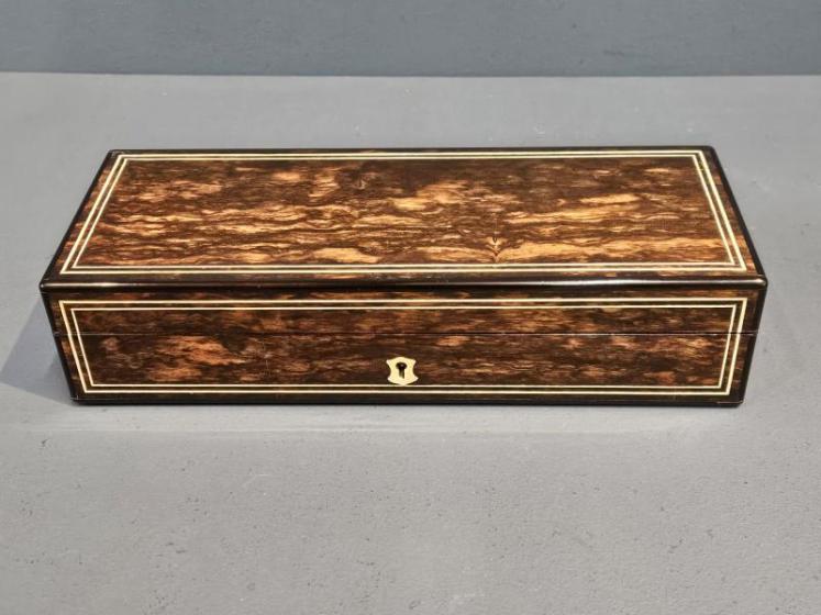 Victorian Coromandel Glove Box - Image 7