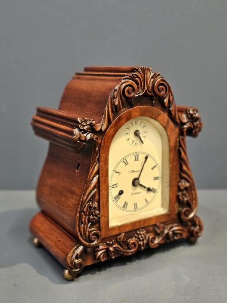 Thomas Percival London Verge Escapement Miniature Georgian Bracket Clock - Image 2