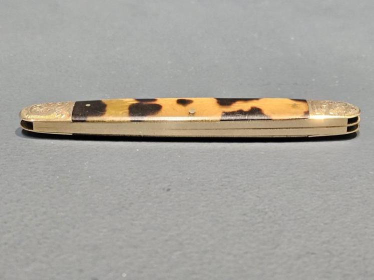 Victorian 9ct Gold and Tortoise Shell Pen Knife  - Image 6