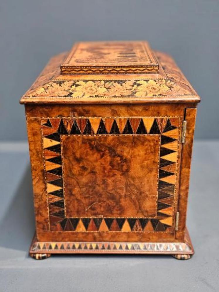 Outstanding Victorian Tunbridge Ware Box - Image 4
