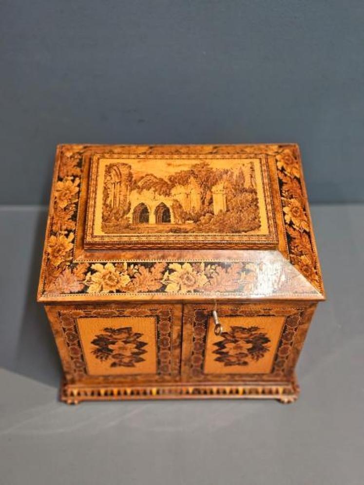 Outstanding Victorian Tunbridge Ware Box - Image 5