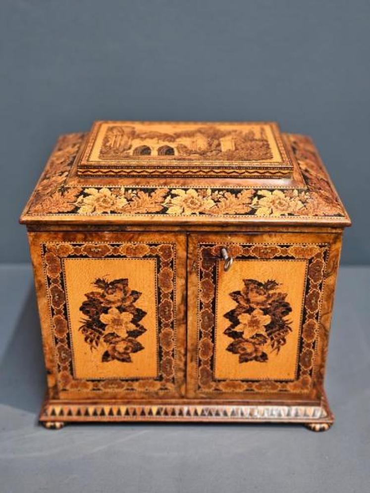 Outstanding Victorian Tunbridge Ware Box - Image 6