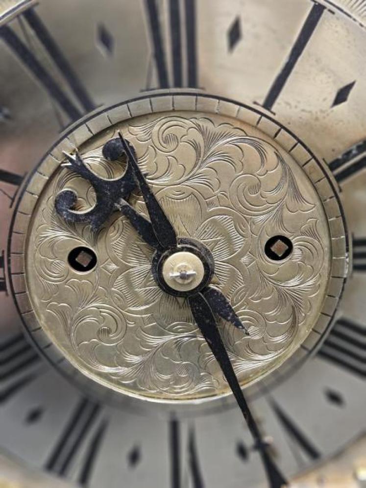 Victorian Double Fusee Lantern Clock - Image 3