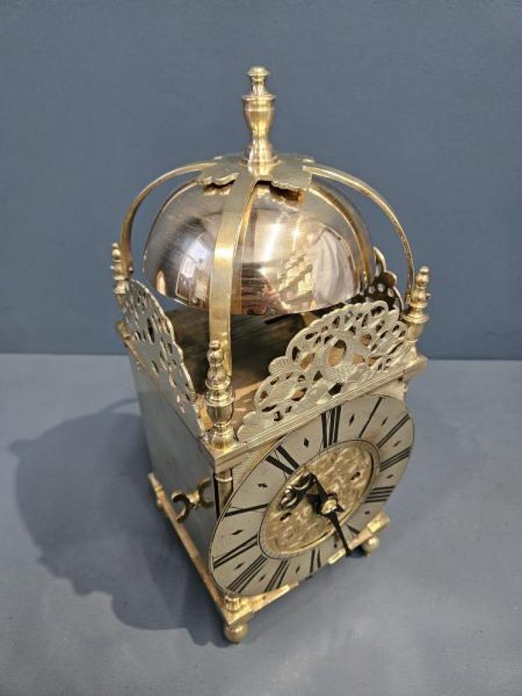 Victorian Double Fusee Lantern Clock - Image 5