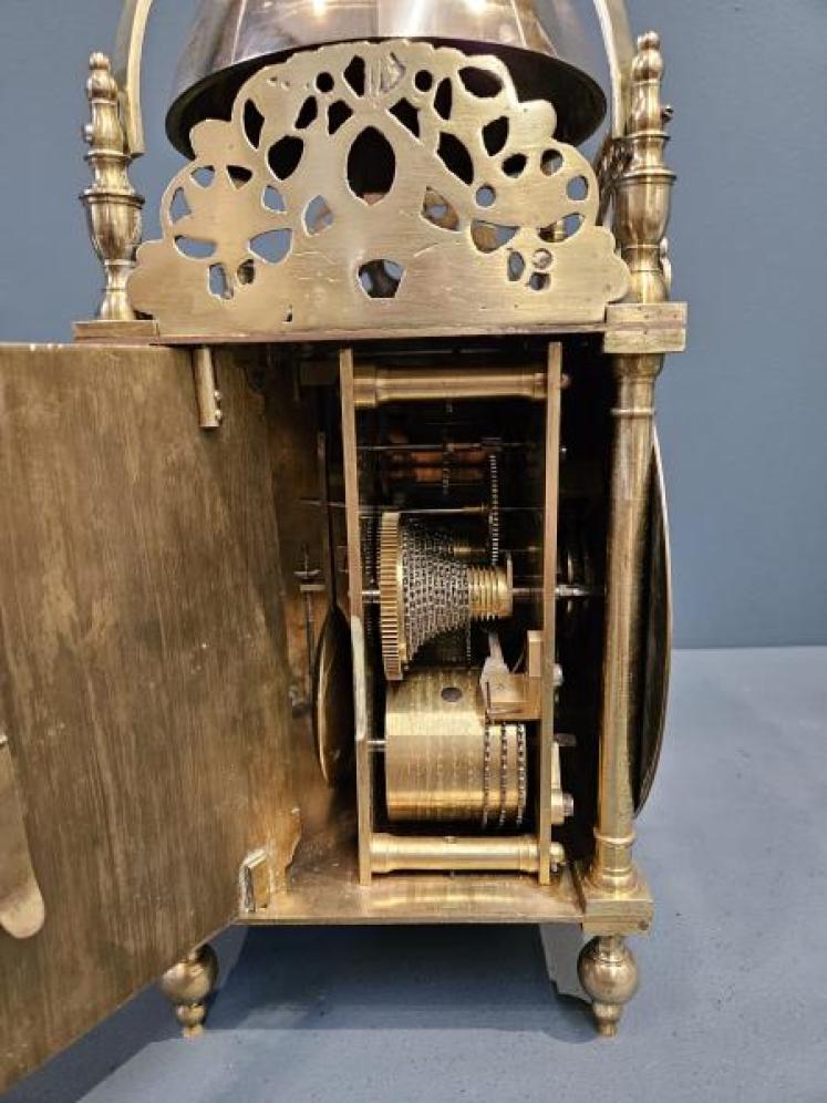 Victorian Double Fusee Lantern Clock - Image 6