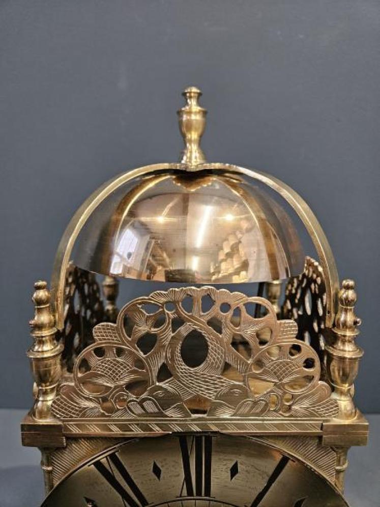 Victorian Double Fusee Lantern Clock - Image 7