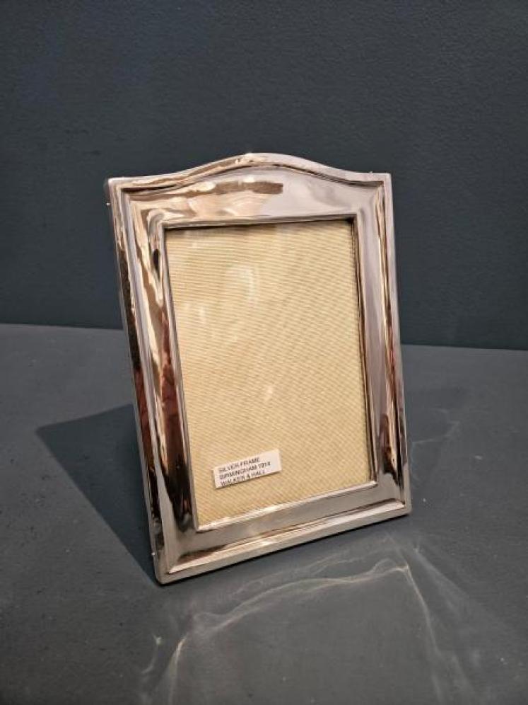 George V Arched Top Silver Frame - Image 1