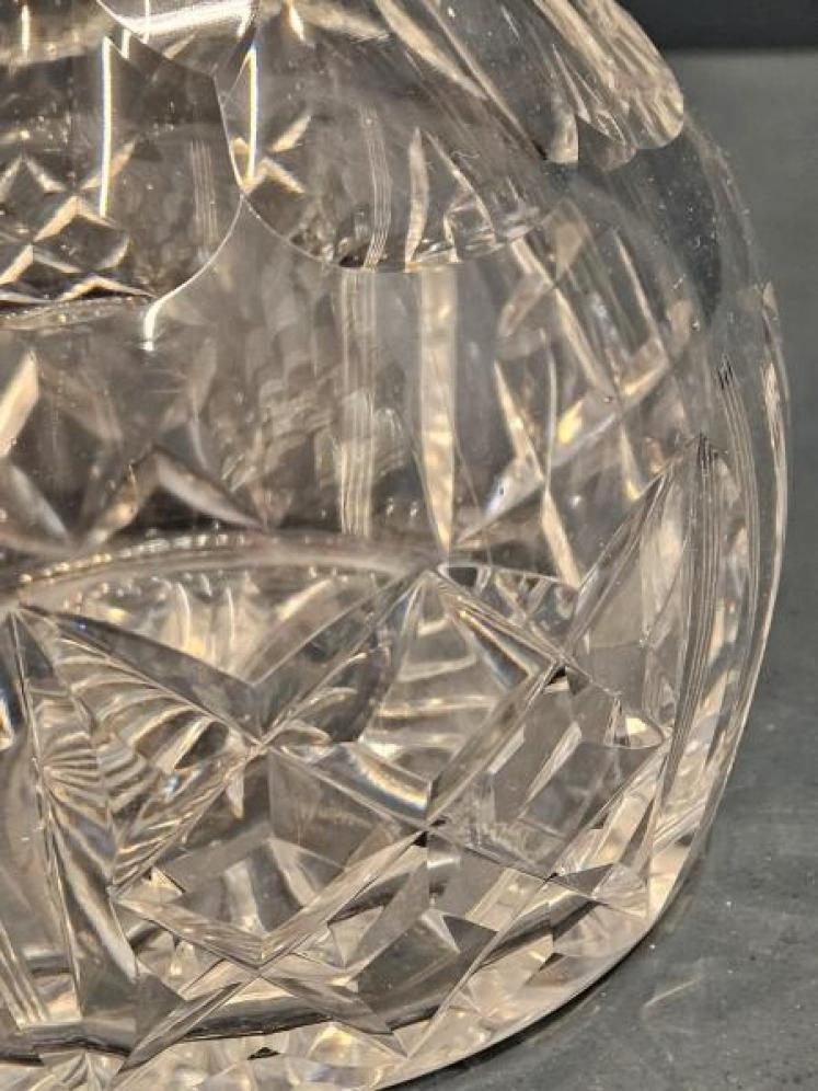 Hukin & Heath Silver Collar Crystal Decanter - Image 3