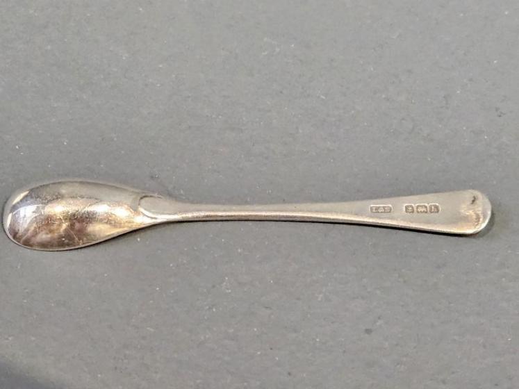 George V Silver Mustard Pot and Liner - Image 5