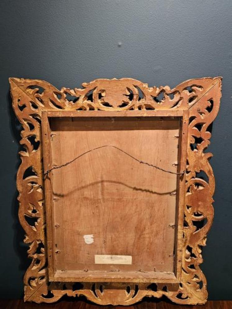 Victorian Timber Gilt Florentine Mirror - Image 5