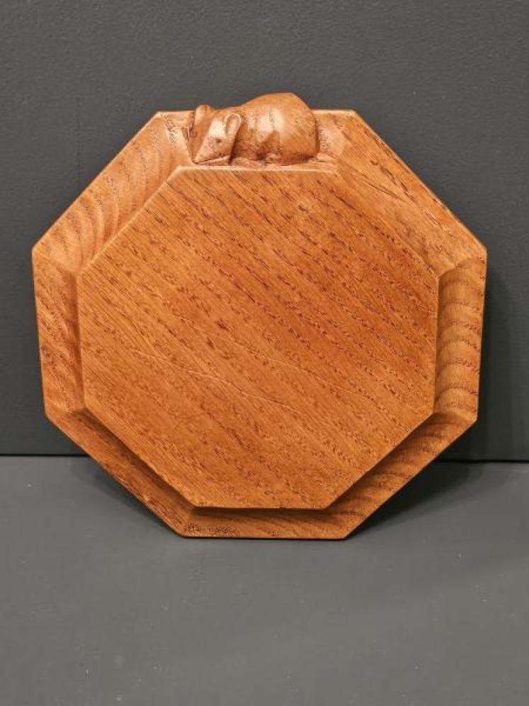 Old Mouseman Teapot Stand - Image 7