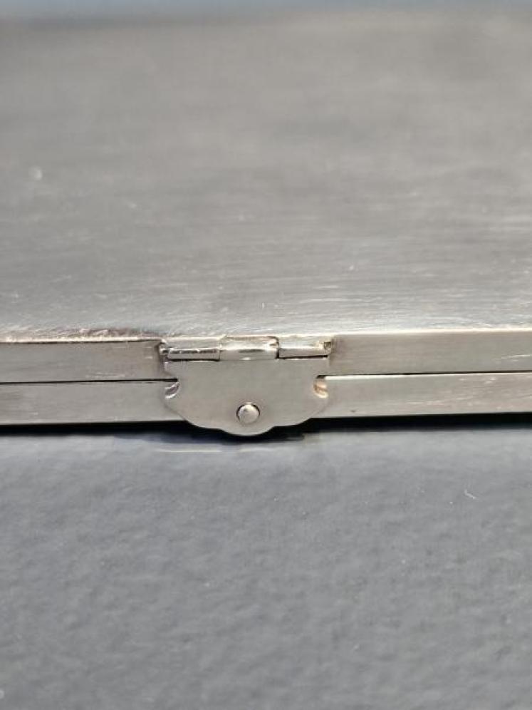 Unusual Victorian Silver Wallet Photo Frame - Image 6