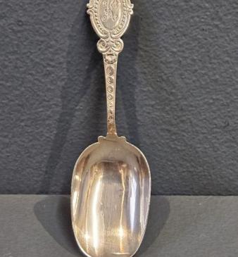Victorian Silver Caddy Spoon by George Unite