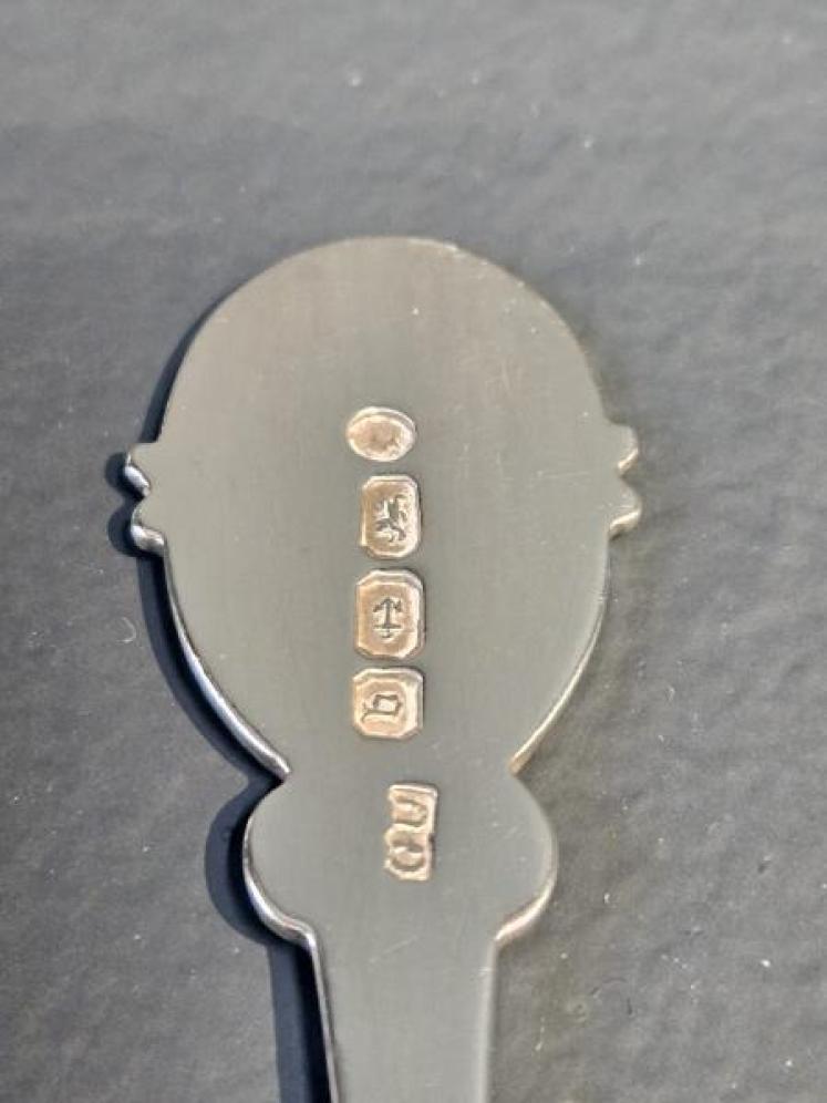 Victorian Silver Caddy Spoon by George Unite - Image 4