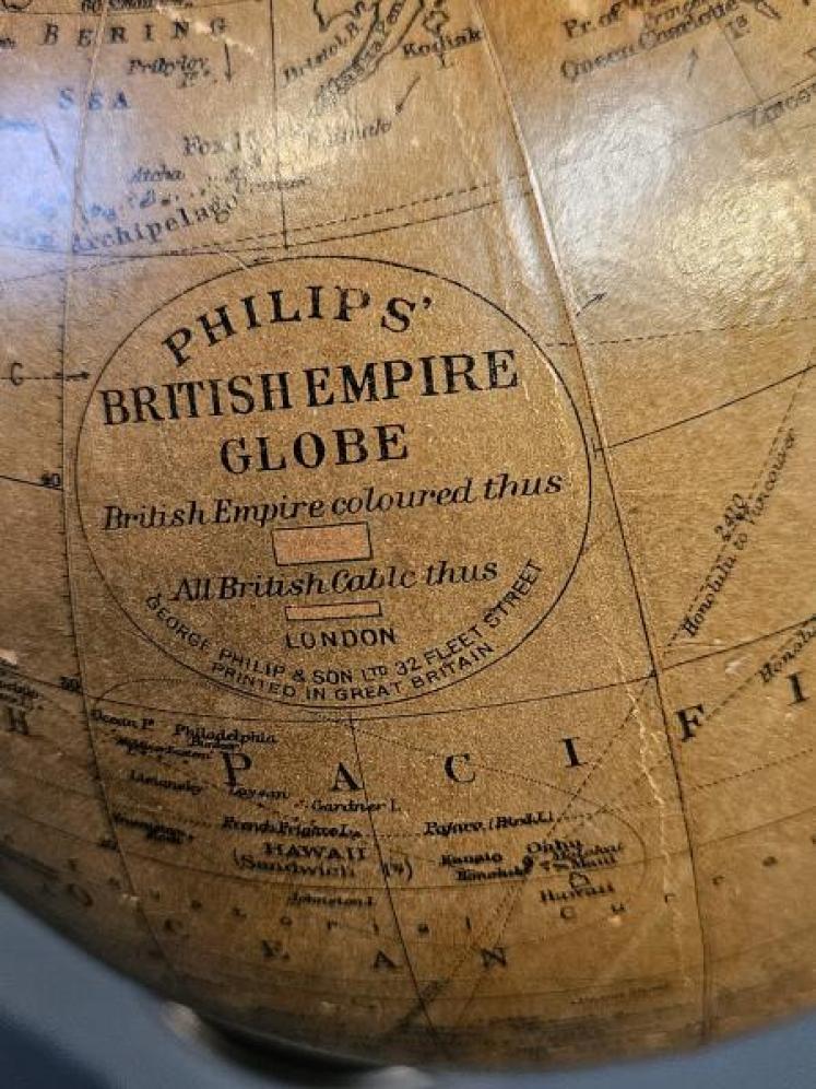 1930's Philips 8" British Empire Globe - Image 4