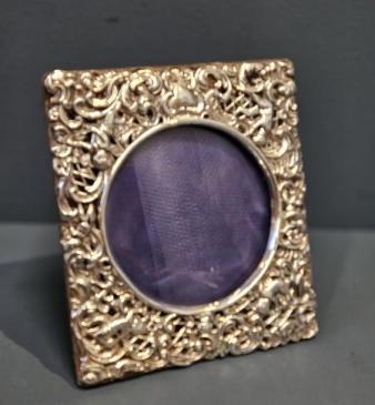 Victorian Chester Silver Photo Frame by William Comyns