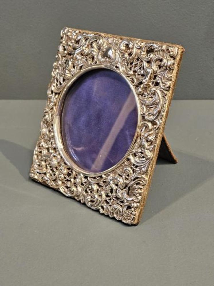 Victorian Chester Silver Photo Frame by William Comyns - Image 6