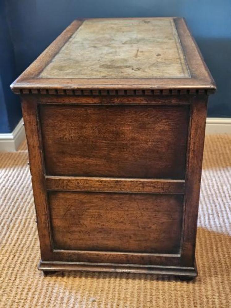  Oak Pedestal Desk - Image 6